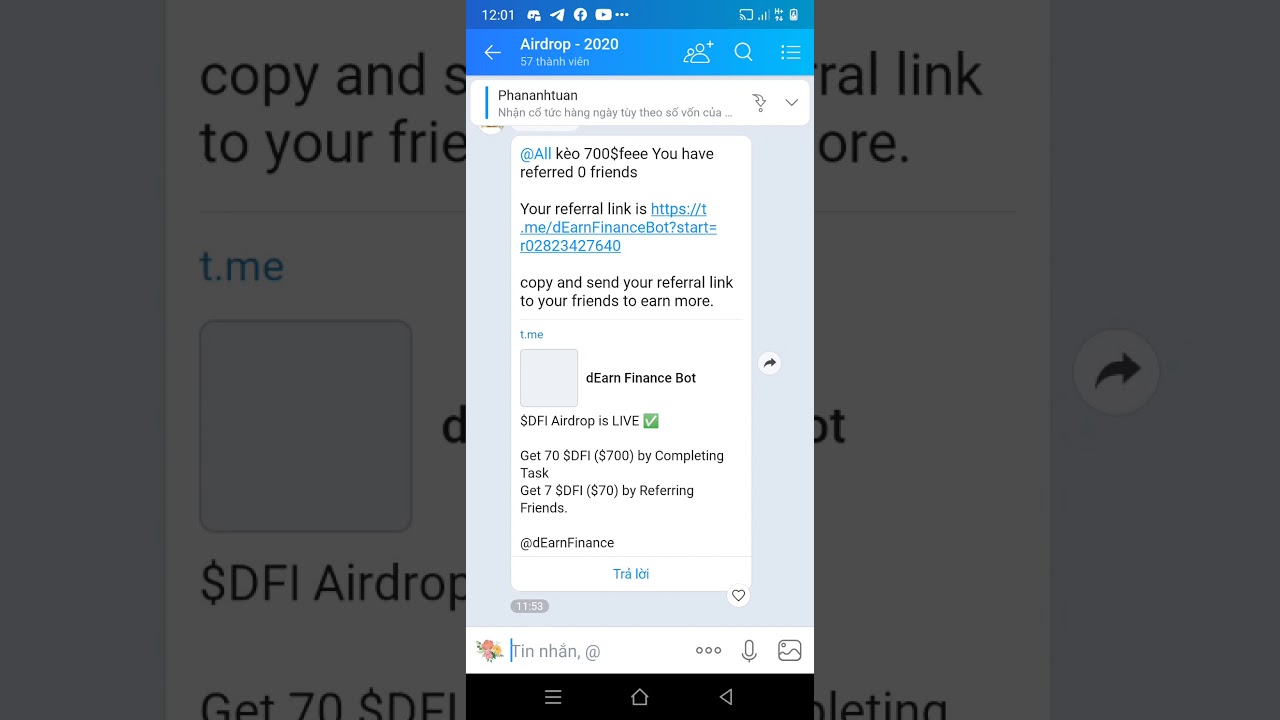 kèo airdrop 700$ token FDI free làm 2p