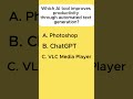 AI Tools for Productivity | Short Quiz
