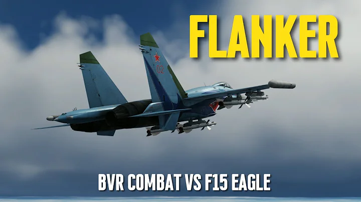 SU27 Flanker vs F15 Eagle | BVR Combat | DCS