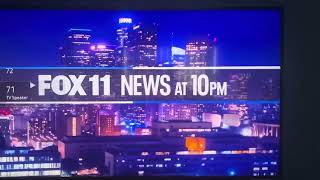 Suits end credits Fox 11 plus & KTTV Fox 11 News at 10pm Sunday open