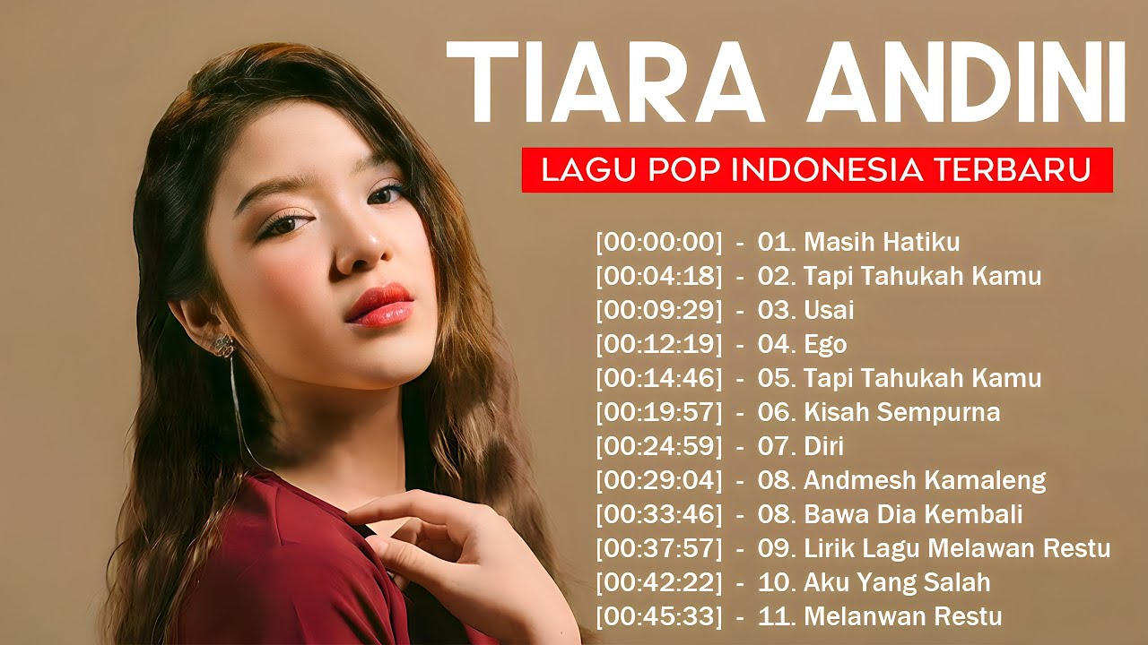 LAGU TIARA ANDINI FULL ALBUM TERBARU 2024 VIRAL TIKTOK | KUMPULAN LAGU ...