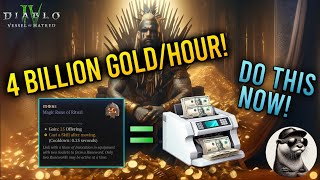 4 Billion Gold Per Hour - Best Gold Farming Strategy All Classes Diablo 4 Vessel Of Hatred