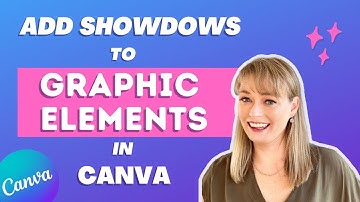 How to Add A Shadow IN Canva Graphic Elements