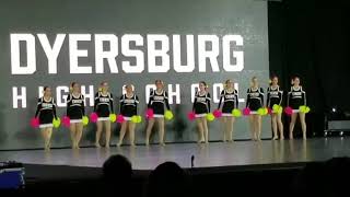 Dyersburg high school dance team