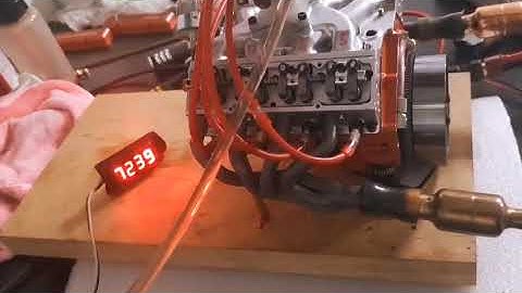 First Test CISON V8 Gasoline Engine - EngineDIY