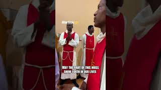 May the fruit of this holy mass show forth in our lives at home at school and anywhere #catholicvoi