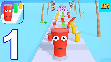 Juice Run Gameplay Walkthrough Part 1 - new 2025 Update (ios, Android)