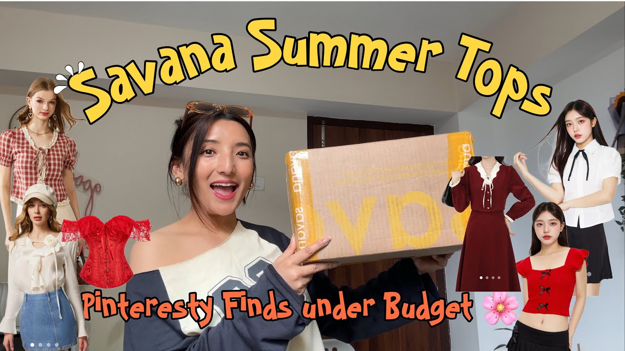 Savana Summer Tops💋Affordable finds😋Korean cute tops 😎Try on Haull💗Gangtok Sikkim❤️