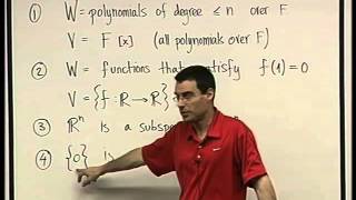 22 - Vector subspaces