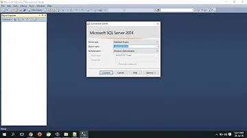 Como conectar SQL Server Management Studio localhost?