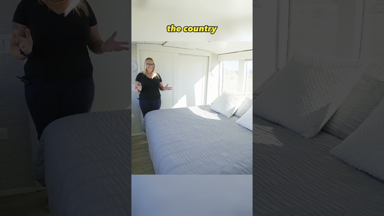 King Size Bed is a Must in our Skoolie Build IG:destinationunknownh345 