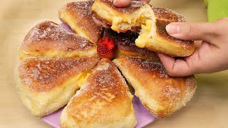 Pumpkin Cream Buns [No Oven]