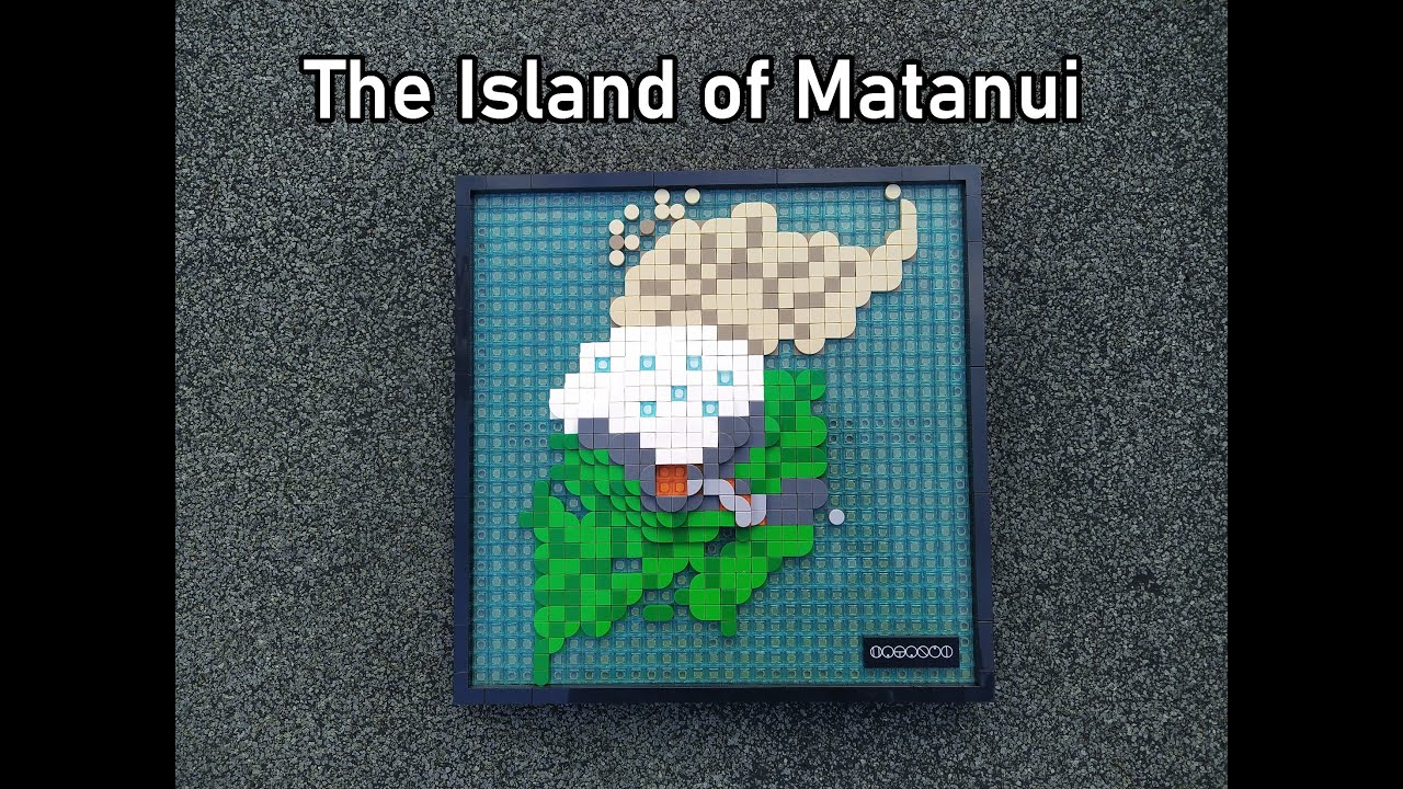 Island of Matanui Map Art