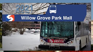SEPTA Buses at Willow Grove Park Mall - SEPTA TrAcSe 2021