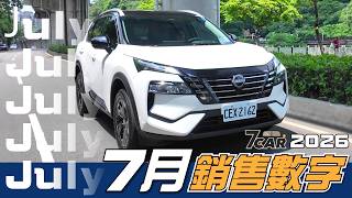 【銷售數字】2026 年 7 月｜Corolla Cross 再創新高！Tesla 暫歇、豪華品牌重新洗牌【7Car小七車觀點】