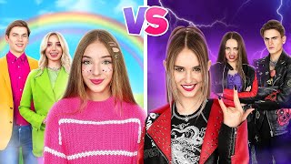 Хорошая Семья Vs Плохая Семья || Бедные Vs Богатые Родители