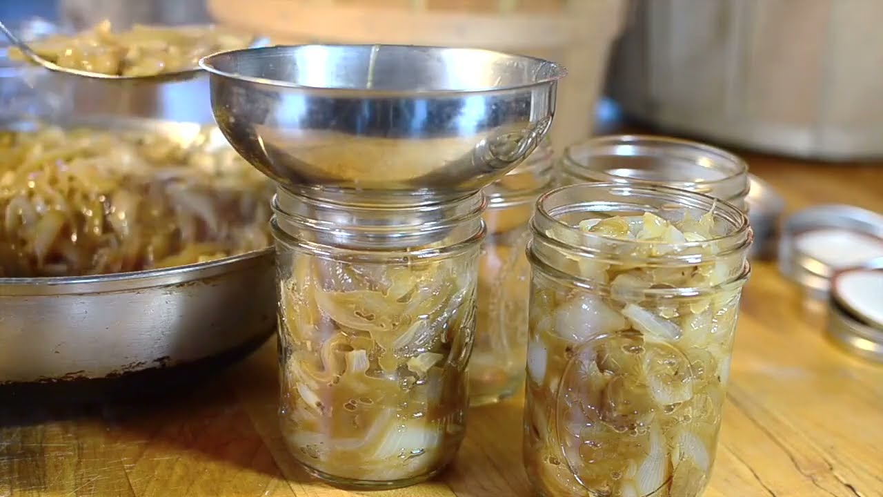 Canning Carmelized Onions