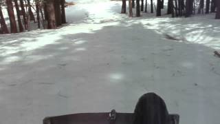 Hardcore Sledding on Hill #2