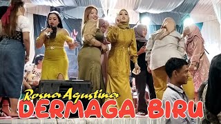DERMAGA BIRU Cover ROSNA AGUSTINA Live show Sukamelang Pagergunung Pangandaran