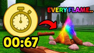 Speedrunning With EVERY FLAME MODIFIER In 99 Nights In The Forest screenshot 4