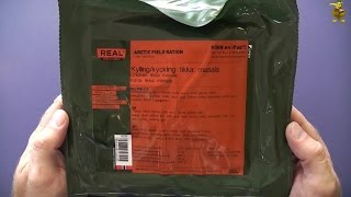 MRE Review - Norwegian Arctic Field Ration - Chicken Tikka Masala