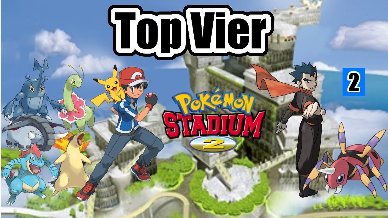 Pokemon Stadium 2 [N64] Top Vier Ash vs. KOGA [Elite Four] R2 YouTube