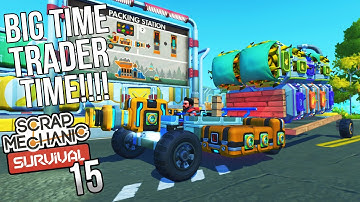 VEGGIE TRANSPORT & SPUD GUNS!! | Scrap Mechanic Survival Gameplay/Let