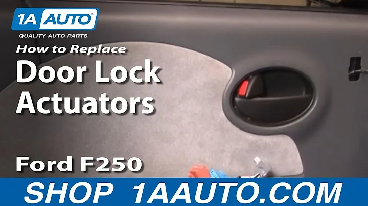 How to Replace Door Lock Actuators 99-10 Ford F250 Super Duty