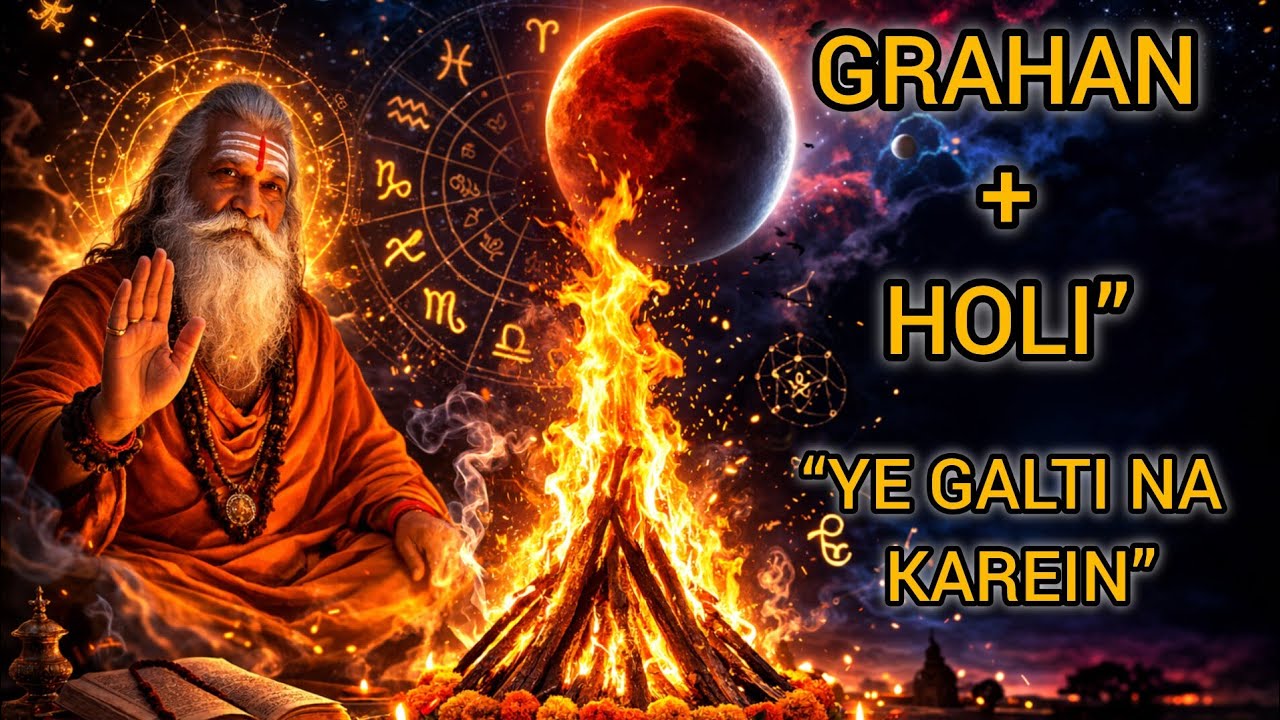 Holika Dahan 2026 ke Din Chandra Grahan | Ye Galti Na Karein