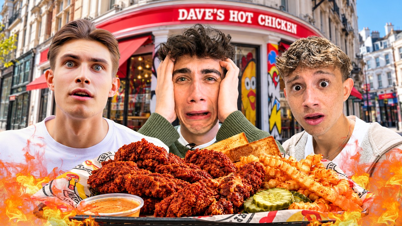 Brits Try the World’s Spiciest Fast Food Item!