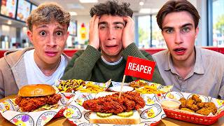 Brits Try the World’s Spiciest Fast Food Item!