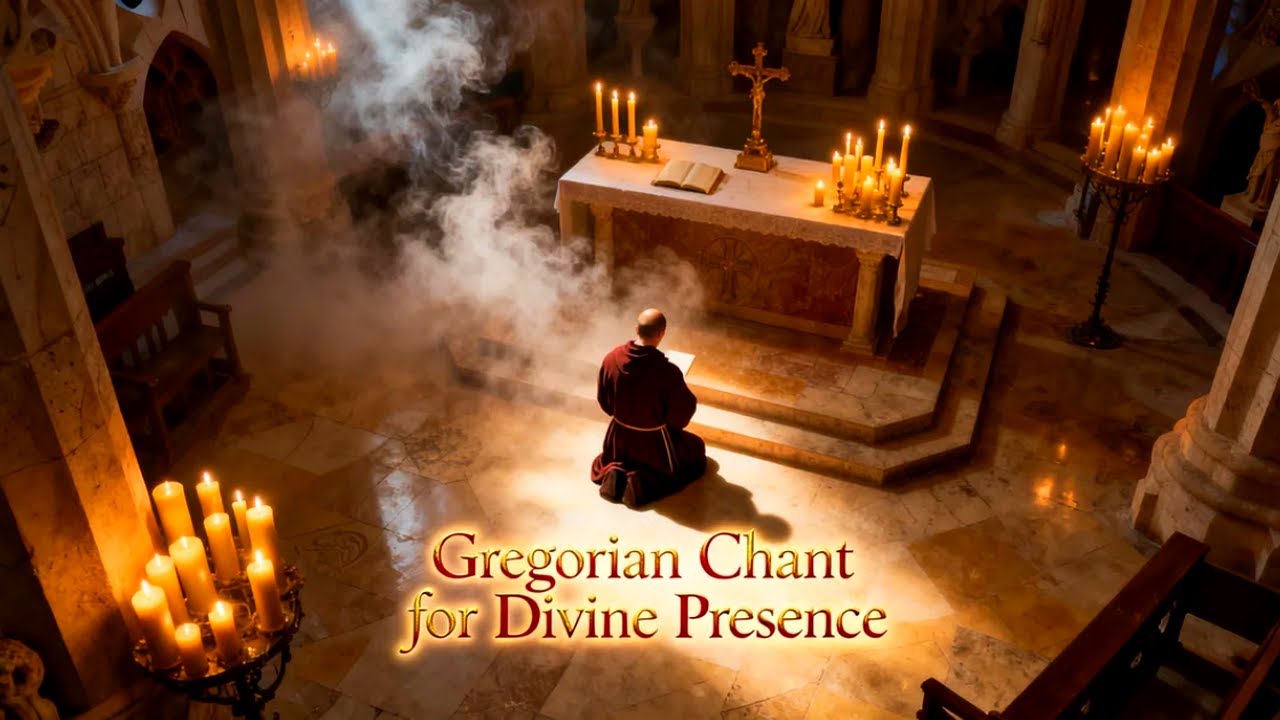 Gregorian Chant for Healing Sleep and Holy Light | Benedictine Ambience and Sacred Reflection