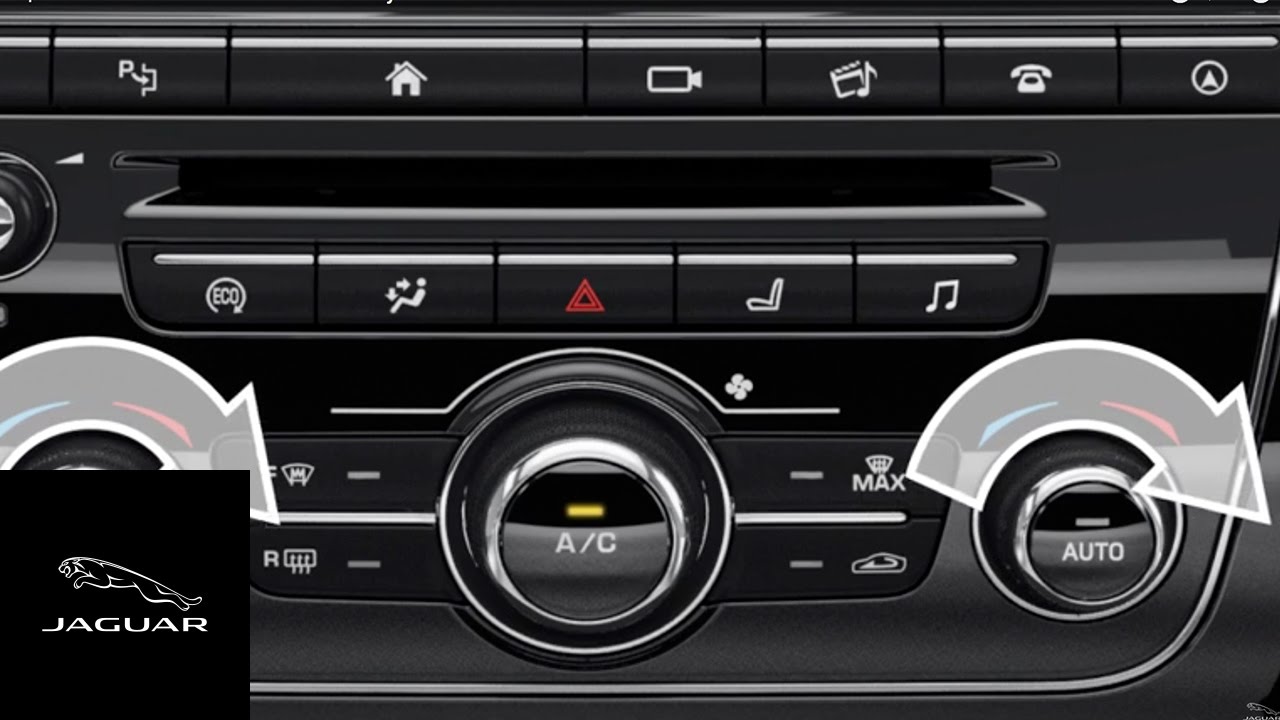 Jaguar XJ 2016 InControl Touch Pro Climate Control System YouTube