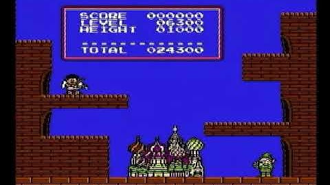 NES Tetris, PAL 19: 3 in a row, 19-1, Level 21 with tetris