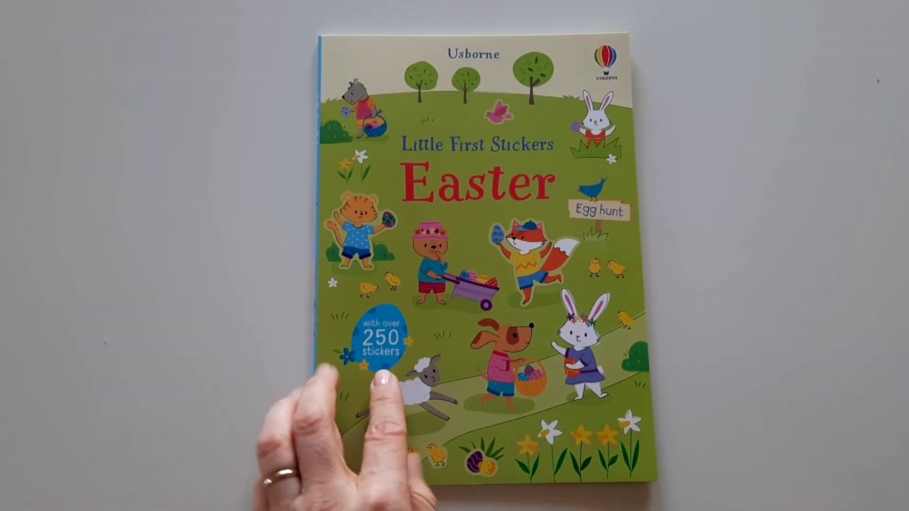 Usborne Little first stickers Easter YouTube