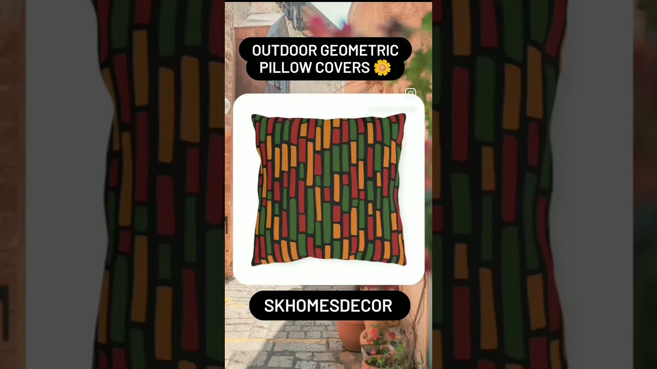 Fancy Outdoor Geometric Pillow Covers🔥 