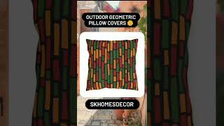 Fancy Outdoor Geometric Pillow Covers🔥 #etsy #pillow #outdoors #pillowcover #cushion #patio #cute
