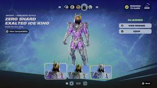How to Unlock Zero Shard Exalted Ice King Skin in Fortnite | Battle Pass Bonus Rewards Page 2