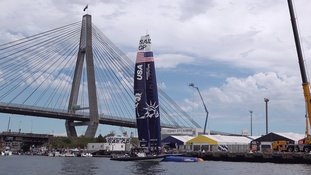 SailGP Sydney 2024 Practice Day Update YouTube