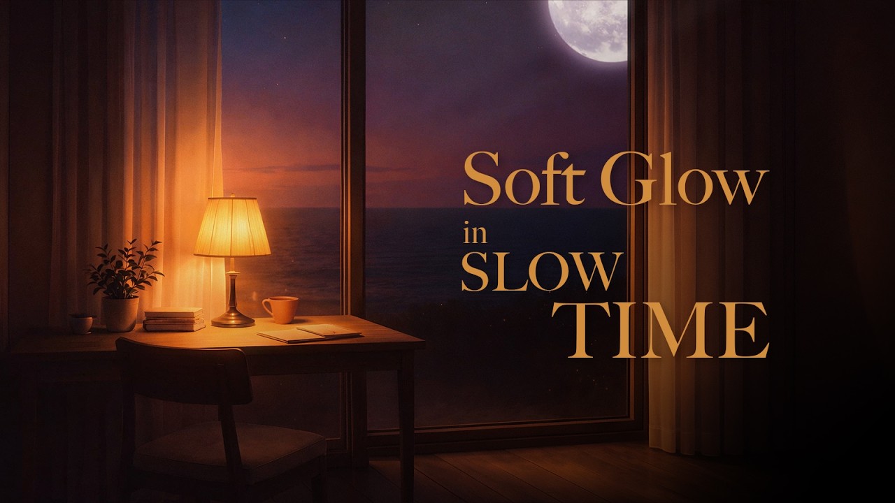 soft glow in slow time | warm lofi for gentle romantic nights