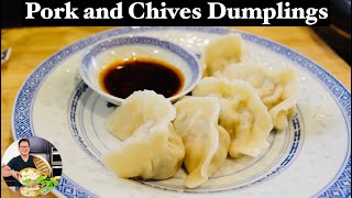 Pork and chives dumplings |how to make boiled dumplings|