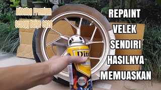 Repainting Fu Fi Rims Using Diton Premium - I Didn't Expect It To Be This Good