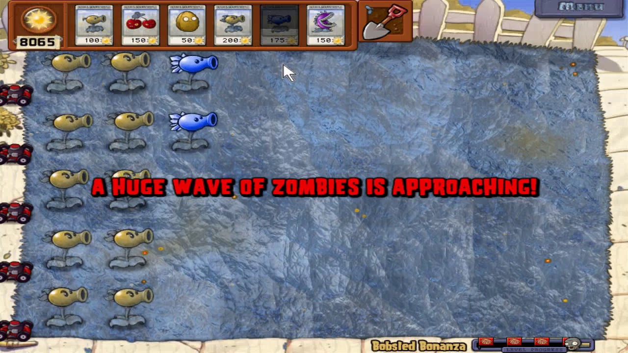 Plants Vs Zombies 1 | Ice Level Concept !! - Youtube