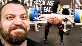 The Weirdest Gym Exercise In The World Hilarious Gym Fails With Eddie Hall
