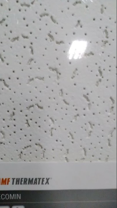 АМФ Трентно бюджетная потолочная плита для потолков тип Армстронг - YouTube