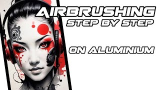 Airbrushing for beginners how to Airbrush on aluminium and clear coating your artwork by Dred fx Custom Paint  1,715 views 1 month ago 1 hour, 36 minutes