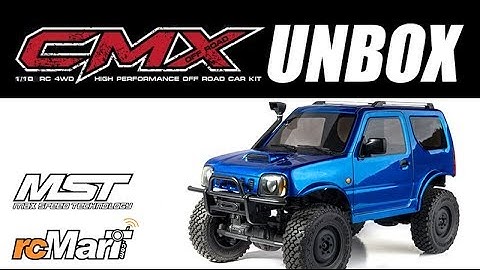 MST CMX 242mm J3 Blue Pre-Painted Body 1/10 4WD High Performance Crawler RTR Car Kit Unbox!