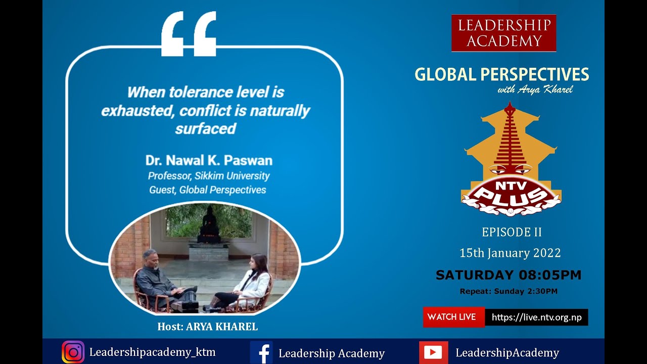 Dr Nawal K. Paswan, Global Perspectives with Arya Kharel - YouTube