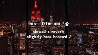 bts - film out (slowed   reverb   rain sounds) [READ DESC.]