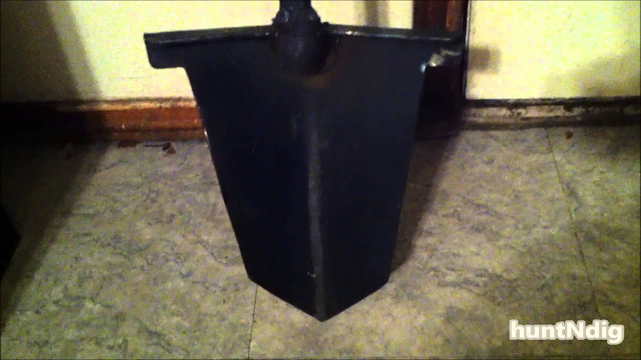 Homemade metal detecting dig tool - YouTube